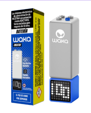 BATERIA-WAKA-CREATOR WAKA CREATOR BATERÍA GREY & BLUE