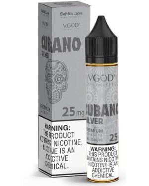 Vgod cubano silver 25mg Vgod Cubano Silver – 30ml