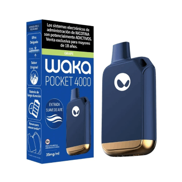 Waka Pocket -4000Puffs | VALOR 5 UNIDADES