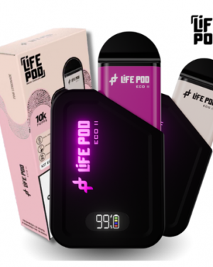 life-pod-eco-2-kit-10000-puffs-bateria-con-pantalla-led-cartucho KIT LIFE POD ECO 2-10.000Puffs