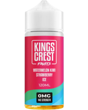 Kings Crest Fruit Watermelon Kiwi Strawberry Ice-120ml
