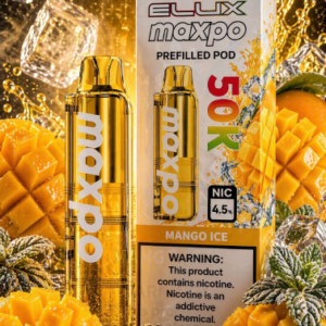 ELUX MAXPO CATRIDGE REPUESTO 50.000 Puffs | VALOR 10 UNIDADES - MANGO ICE