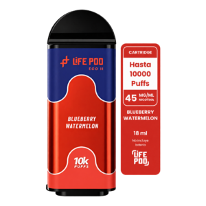 Life Pod Eco II Cartucho Blueberry Watermelon 10000 Puffs (5 Unidades)